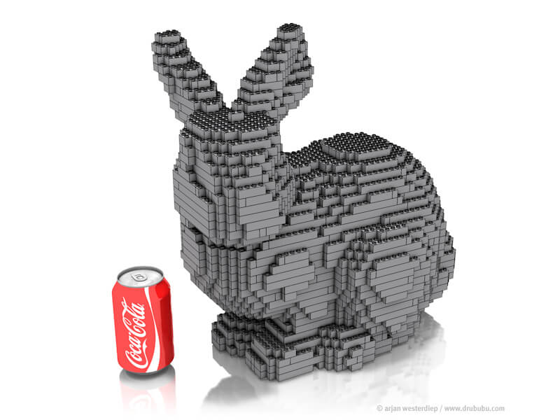 lego object out of lego bricks