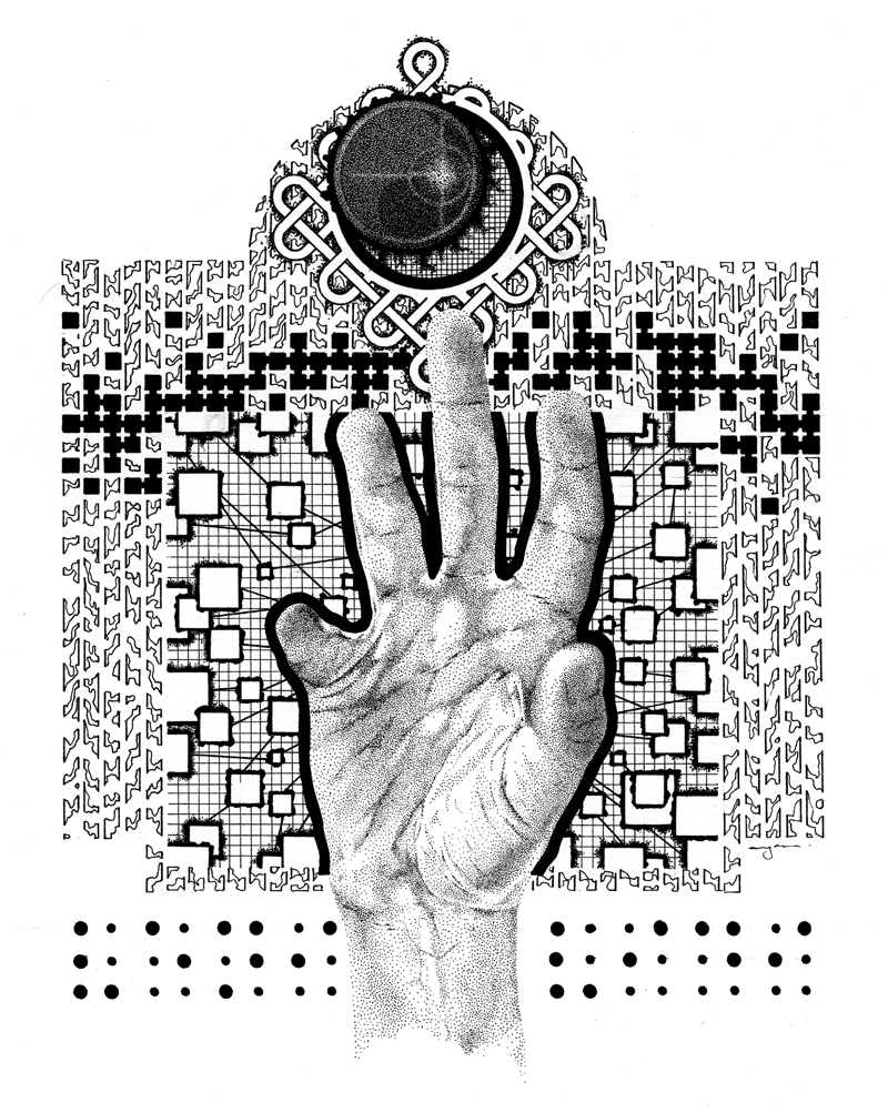 pen and ink illustration