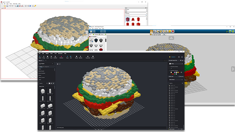 LeoCAD, Lego Digital Designer and Studio