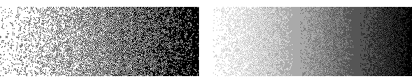 dithered gradient used for a pixel art illustration