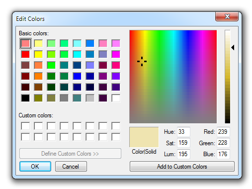 ms paint edit colors