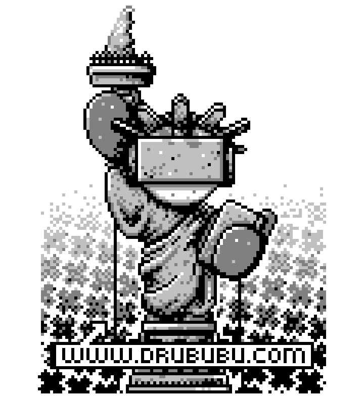 pixel art illustration lady liberty