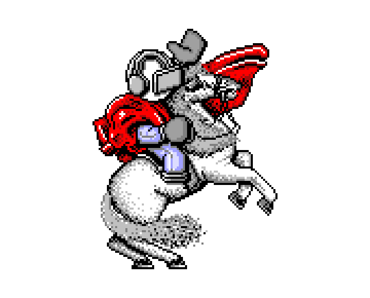 pixel art illustration napoleon